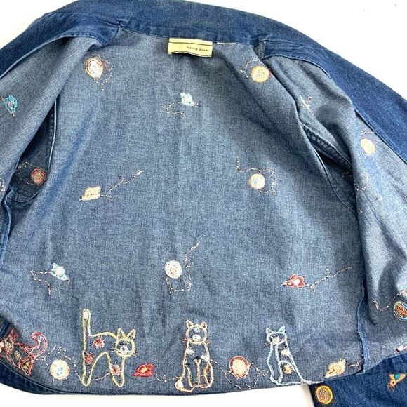 Vintage Cat Embroidered Jacket  - Picture 8 of 12